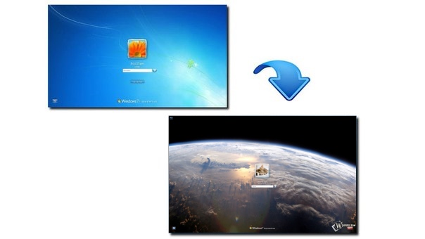 Экран приветствия Windows 7